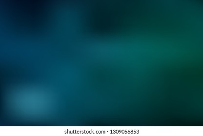Dark Blue, Green vector blurred bright texture. Colorful illustration in abstract style with gradient. Background for designs.