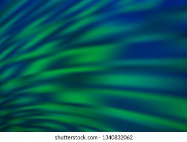 Dark Blue, Green vector blurred bright pattern. Colorful abstract illustration with gradient. A completely new template for your design.