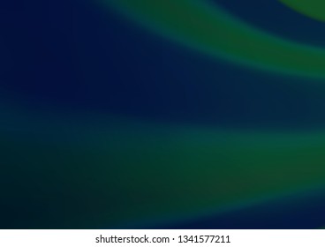 Dark Blue, Green vector blurred shine abstract background. Shining colorful illustration in a Brand new style. The blurred design can be used for your web site.