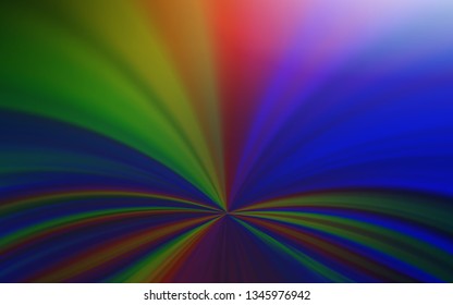 Dark Blue, Green vector blurred bright pattern. Colorful illustration in abstract style with gradient. Blurred design for your web site.