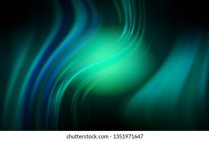 Dark Blue, Green vector blurred and colored pattern. Colorful illustration in abstract style with gradient. Smart design for your work.