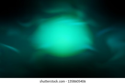 Dark Blue, Green vector blurred shine abstract background. Colorful abstract illustration with gradient. Blurred design for your web site.
