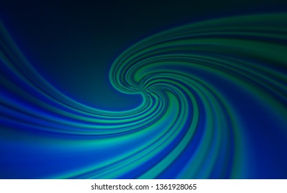 Dark Blue, Green vector blurred and colored pattern. Colorful illustration in abstract style with gradient. Blurred design for your web site.