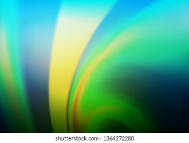 Dark Blue, Green vector blurred bright pattern. Glitter abstract illustration with an elegant design. The elegant pattern for brand book.