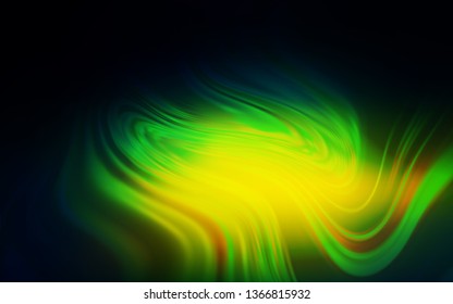 Dark Blue, Green vector blurred shine abstract texture. Modern abstract illustration with gradient. Completely new design for your business.