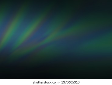 Dark Blue, Green vector blurred bright background. Modern geometrical abstract illustration with gradient. The blurred design can be used for your web site.