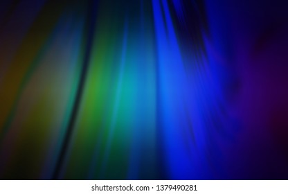 Dark Blue, Green vector blurred pattern. Colorful illustration in abstract style with gradient. New style design for your brand book.