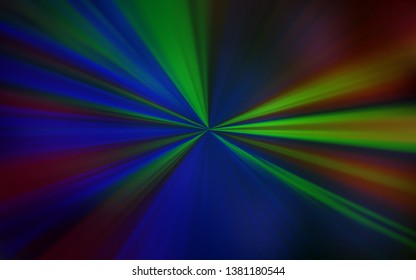 Dark Blue, Green vector blurred template. Creative illustration in halftone style with gradient. The best blurred design for your business.