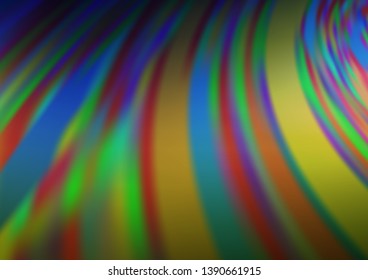 Dark Blue, Green vector blurred and colored background. Colorful illustration in blurry style with gradient. Brand new design for your business.
