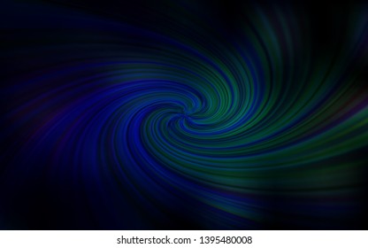 Dark Blue, Green vector blurred background. Modern abstract illustration with gradient. Background for a cell phone.
