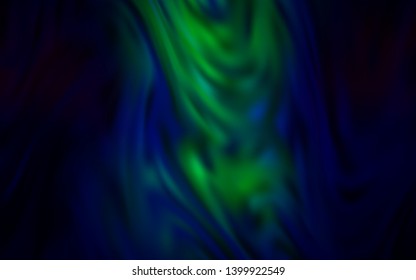 Dark Blue, Green vector blurred template. Colorful abstract illustration with gradient. New style for your business design.