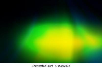 Dark Blue, Green vector blurred and colored pattern. An elegant bright illustration with gradient. The best blurred design for your business.