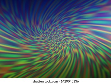 Dark Blue, Green vector blurred bright template. Colorful abstract illustration with gradient. A completely new template for your design.