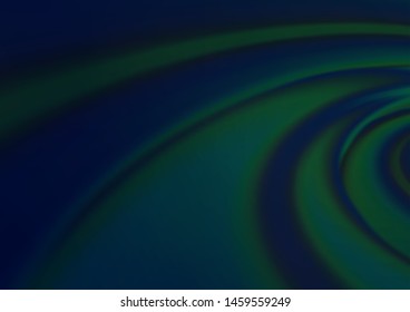 Dark Blue, Green vector blurred and colored background. Colorful illustration in blurry style with gradient. The template can be used for your brand book.