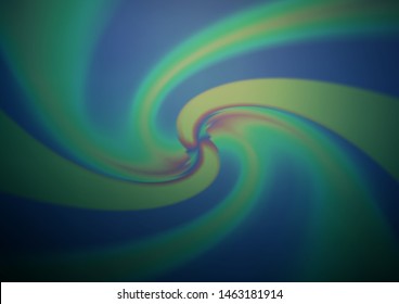 Dark Blue, Green vector blurred shine abstract background. An elegant bright illustration with gradient. The blurred design can be used for your web site.