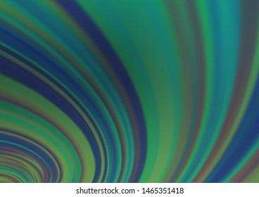 Dark Blue, Green vector blurred and colored template. An elegant bright illustration with gradient. The best blurred design for your business.