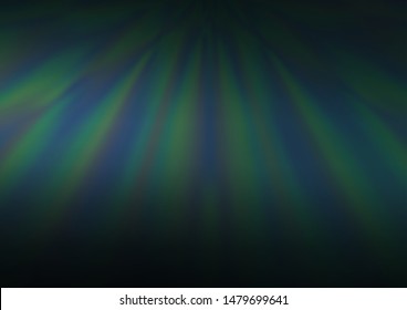 Dark Blue, Green vector blurred and colored template. Colorful illustration in blurry style with gradient. Brand new style for your business design.