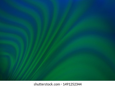 Dark Blue, Green vector blurred bright pattern. Colorful illustration in abstract style with gradient. A completely new template for your design.