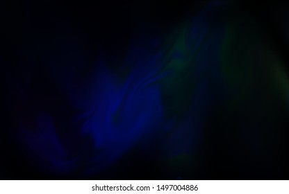 Dark Blue, Green vector blurred shine abstract texture. Creative illustration in halftone style with gradient. Elegant background for a brand book.