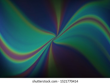 Dark Blue, Green vector blurred and colored background. An elegant bright illustration with gradient. The best blurred design for your business.