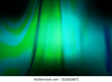 Dark Blue, Green vector blurred bright pattern. New colored illustration in blur style with gradient. New way of your design.