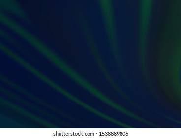 Dark Blue, Green vector blurred shine abstract pattern. Colorful illustration in blurry style with gradient. The best blurred design for your business.