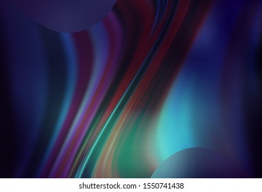 Dark Blue, Green vector blurred template. An elegant bright illustration with gradient. Background for a cell phone.
