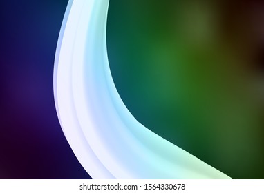 Dark Blue, Green vector blurred and colored pattern. An elegant bright illustration with gradient. Background for designs.