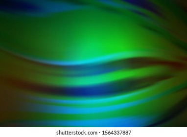 Dark Blue, Green vector blurred background. Creative illustration in halftone style with gradient. Background for a cell phone.