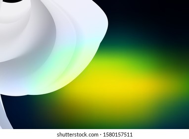 Dark Blue, Green vector blurred bright pattern. Modern abstract illustration with gradient. New style design for your brand book.
