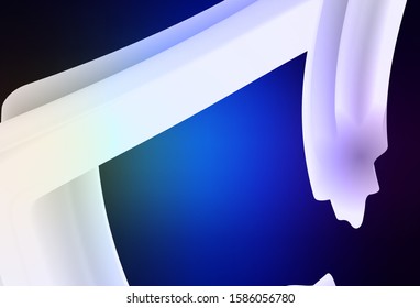 Dark Blue, Green vector blurred background. A completely new colored illustration in blur style. Smart design for your work.