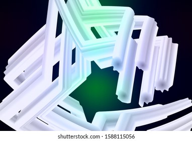 Dark Blue, Green vector blurred bright texture. Colorful illustration in abstract style with gradient. The best blurred design for your business.
