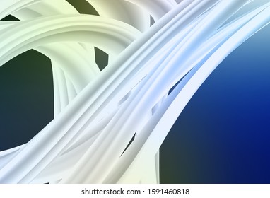Dark Blue, Green vector blurred and colored pattern. An elegant bright illustration with gradient. Blurred design for your web site.