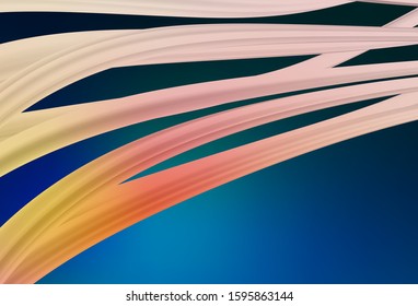 Dark Blue, Green vector blurred shine abstract background. An elegant bright illustration with gradient. New style for your business design.