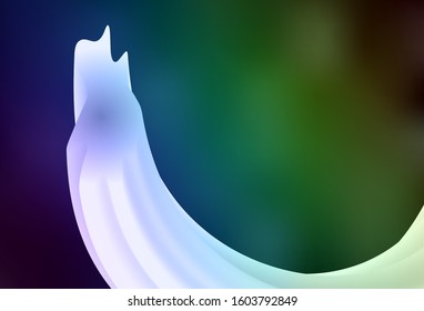 Dark Blue, Green vector blurred background. An elegant bright illustration with gradient. Background for a cell phone.