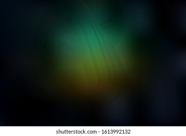 Dark Blue, Green vector blurred shine abstract background. An elegant bright illustration with gradient. Background for a cell phone.