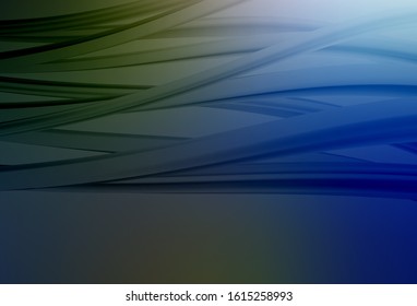Dark Blue, Green vector blurred shine abstract texture. A completely new colored illustration in blur style. Background for a cell phone.