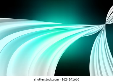 Dark Blue, Green vector blurred shine abstract texture. A completely new colored illustration in blur style. New way of your design.