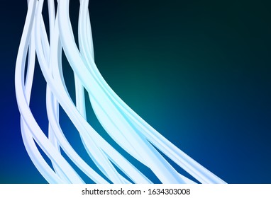 Dark Blue, Green vector blurred template. Creative illustration in halftone style with gradient. New design for your business.