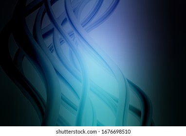 Dark Blue, Green vector blurred template. New colored illustration in blur style with gradient. Completely new design for your business.