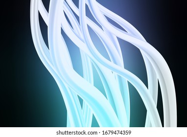 Dark Blue, Green vector blurred shine abstract texture. Colorful illustration in abstract style with gradient. New style for your business design.