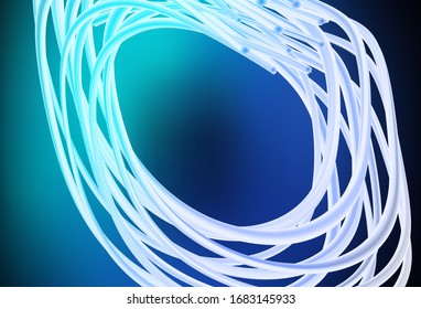 Dark Blue, Green vector blurred bright pattern. Glitter abstract illustration with gradient design. The best blurred design for your business.
