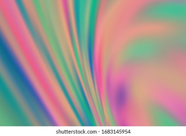 Dark Blue, Green vector blurred pattern. Colorful abstract illustration with gradient. New way of your design.