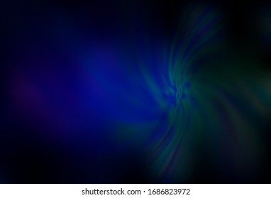 Dark Blue, Green vector blurred background. Modern abstract illustration with gradient. Smart design for your work.