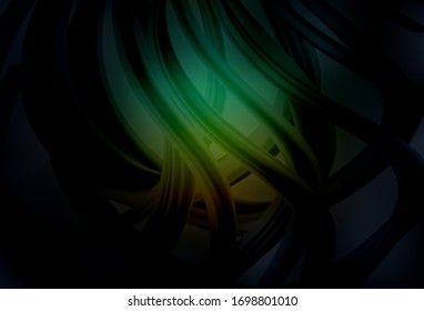 Dunkelblau, Grüne Vektorillustration unscharfer, abstrakter Hintergrund. Farbige Illustration im abstrakten Stil mit Farbverlauf. Neues Design für Ihr Unternehmen.