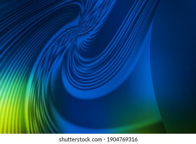 Dark Blue, Green vector blurred shine abstract template. Shining colorful illustration in smart style. Background for a cell phone.