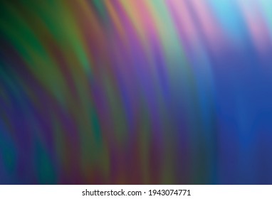 Dark Blue, Green vector blurred pattern. Glitter abstract illustration with gradient design. Elegant background for a brand book.
