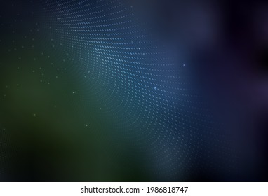 Dark Blue, Green vector Blurred bubbles on abstract background with colorful gradient. Blurred bubbles on abstract background with colorful gradient. Base for booklets, leaflets