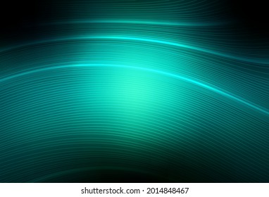 Dark Blue, Green vector blurred bright template. Modern abstract illustration with gradient. New way of your design.