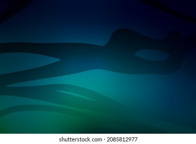 Dark Blue  Green vector blurred   colored pattern  Creative illustration in halftone style and gradient  Smart design for your work 